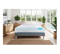 Ensemble BODYZONE+ 160x200 Ressorts ensaches, visco 5 zones Ultra epaisseur