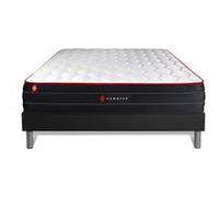 Ensemble sommier + matelas BOOST ressorts ensachés et mémoire de forme 160x200 G