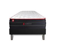 Ensemble sommier + matelas BOOST ressorts ensaches et memoire de forme 90x190