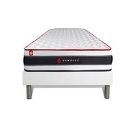 Ensemble sommier + matelas ENERGY ressorts ensaches et memoire de forme 90x190