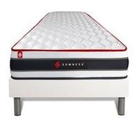 Ensemble sommier + matelas ENERGY ressorts ensachés et mémoire de forme 90x200 G
