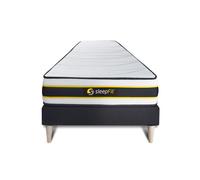 Ensemble sommier + matelas FLEXY ressorts ensachés et mémoire de forme 90x200