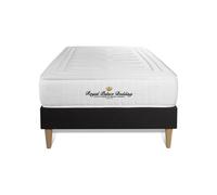 Ensemble sommier + matelas LANCASTER ressorts ensaches et memoire de forme 90x190