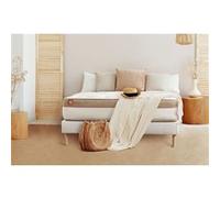 Ensemble sommier matelas LE COSY 200x200cm Mémoire de forme 7 zones de confort - Ep. 30cm + sommier kit Blanc G