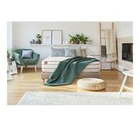 Ensemble sommier matelas LE DOUILLET 90x190cm Mémoire de forme BioVisco - Maxi épaisseur 26cm + sommier kit Beige G