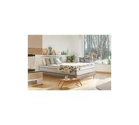 Ensemble sommier matelas LE PAISIBLE 160x200cm Mémoire de forme BioVisco - Ep. 24cm + sommier kit Beige