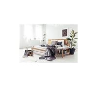 Ensemble sommier matelas LE RAFFINE 140x200cm Ressorts ensachés + Mémoire de forme BioVisco - Maxi épaisseur 26cm + sommier kit Blanc