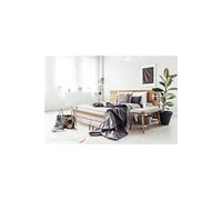 Ensemble sommier matelas LE RAFFINE 180x200cm Ressorts ensachés + Mémoire de forme BioVisco - Maxi épaisseur 26cm + double sommiers Blanc