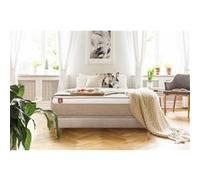 Ensemble sommier matelas LE SOYEUX 200x200cm Ressorts ensachés + Mémoire de forme BioVisco - Ep. 24cm + sommier kit Beige G
