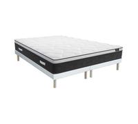 Ensemble Sommier + Matelas ressorts ensachés et mémoire de forme ASTRIA Art Collection de DREAMEA - 180x200 cm