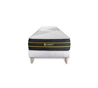 Ensemble sommier + matelas ULTRA micro ressorts ensachés et mémoire de forme 90x190