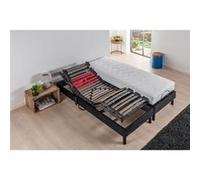 Ensemble sommiers électriques + matelas DEKO DREAM 2x80x200 TPR 15 cm gris G