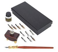 Ensemble stylos calligraphie vintage plume encre écriture outils calligraphie