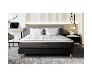 Ensemble Suite 200 x 200 cm sommier Kit Noir