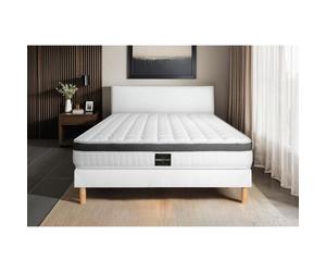 Ensemble Superieur 120 x 200 cm sommier Kit Blanc
