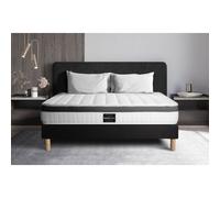 Ensemble Superieur 140 x 190 cm sommier Kit Noir