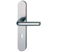 Ensemble sur plaque fondue Arles WC argent F1 197L/300M HOPPE - 596201