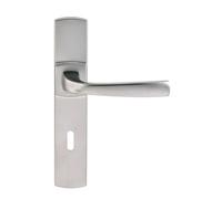 Ensemble sur plaque MUZE entraxe 165mm clé L chromé velours - - 086512