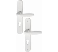 Ensemble sur plaque New-York 1810/300M HOPPE Blanc Pur Clé i PZ-70 - 3281178