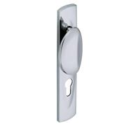 Ensemble sur plaque SILLAGE P539 clé I chromé velours - VACHETTE - 023970