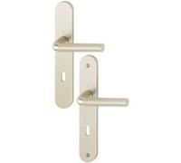 Ensemble sur plaques ARLES type clé L finition champagne - HOPPE - 634620 Champagne G