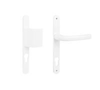 Ensemble sur plaques + bequille carré 7 mm entraxe 70 mm blanc SOFI 5112210001