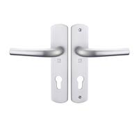 Ensemble sur plaques SALOME HOME entraxe 165 mm clé I argent HERACLES B-SALOME-33