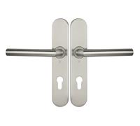 Ensemble sur plaques série JADE 1394 type clé I finition inox HERACLES B-INOX-SP16