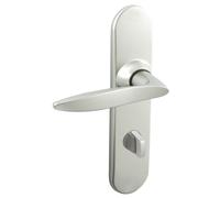 Ensemble sur plaques TWIST petit model condamnation finition chromé velours VACHETTE 069128