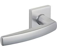 Vachette assa abloy - Ensemble de 2 poignees de porte sur rosace carree cityzen-coloris anodinox - Fonction.Bec-de-cane -