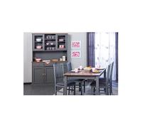Ensemble Table 160cm + Vaisselier 5 Portes - MELINA -