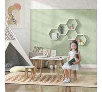 Ensemble 1 table et 2 chaises pour enfants - AIYAPLAY - meuble polyvalent - salle de jeux, chambre et maternelle - 3 à 8 ans