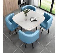 Ensemble table basse - Mobilier peu encombrant avec table et chaises pour salon et cuisine