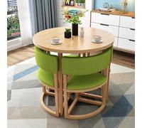 Ensemble table de salle à manger ronde et chaises - Idéal pour la maison, le balcon, le salon, la réception - Parfait pour la détente et les espaces de réunion