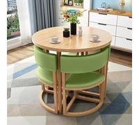 Ensemble table de salle à manger ronde et chaises - Idéal pour la maison, le balcon, le salon, la réception - Parfait pour la détente et les espaces de réunion