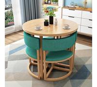 Ensemble table de salle à manger ronde et chaises - Idéal pour la maison, le balcon, le salon, la réception - Parfait pour la détente et les espaces de réunion