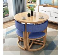 Ensemble table de salle à manger ronde et chaises - Idéal pour la maison, le balcon, le salon, la réception - Parfait pour la détente et les espaces de réunion