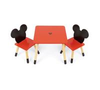 Arditex – Ensemble table et 2 chaises pour enfants Mickey Mouse – Licence officielle – Orange