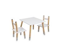 Ensemble Table et 2 Chaises Enfant Base Crayons - LAPIS -