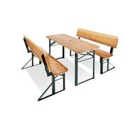 Ensemble Table Et Bancs Avec Dossier Pinolino Sepp L 110 X P 35 X H 59