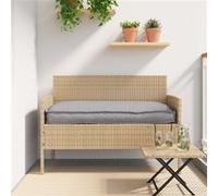 vidaXL Coussin Gris 100 x 40 x 8 cm Tissu Oxford, Coussins rectangulaires Modernes pour Le Salon, déco résistante à l'eau, Confort Oxford Minimaliste
