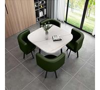 Ensemble table et chaises de bar pour petit déjeuner - Mobilier moderne peu encombrant pour cuisine et salon - Siège à dossier souple - Parfait pour une utilisation au bureau ou en conférence