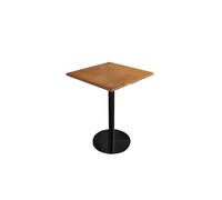 Ensemble Table Et Chaises De Café en Bois Naturel Moderne, Bureau De Salle À Manger Carré en Contreplaqué Marin Massif Nordique, Sièges De Bistro Minimalistes for Desserts, Boulangerie(L)