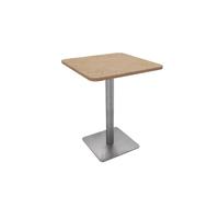 Ensemble Table Et Chaises De Café en Bois Naturel Moderne, Bureau De Salle À Manger Carré en Contreplaqué Marin Massif Nordique, Sièges De Bistro Minimalistes for Desserts, Boulangerie(P)