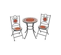 Ensemble table et chaises de jardin - marron