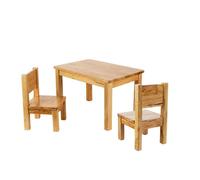 Ensemble Table et Chaises Enfant Montessori Bois naturel 1-4 ans
