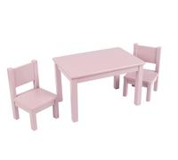Ensemble Table Et Chaises Enfant Montessori Mauve Bruyère 1-4 Ans Mauve Bruyère TU