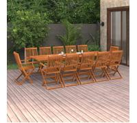 Maison Exclusive - Ensemble de salle à manger de jardin 13 pièces 280x90x75 cm en bois massif d'acacia