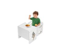 Ensemble Table et Chaises pour Diversification Autonome Enfants Mobilier pour DME en Bois Table de d'Activités pour Enfants