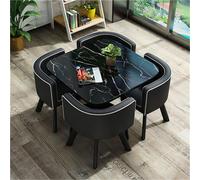 Ensemble table et chaises rondes modernes pour la maison, la cuisine, le jardin, le restaurant, le petit déjeuner, le bar et la conférence 80 x 75 cm / 31.5x29.5in (l x H) #8